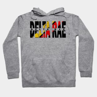 vintage typo Delta Rae Hoodie